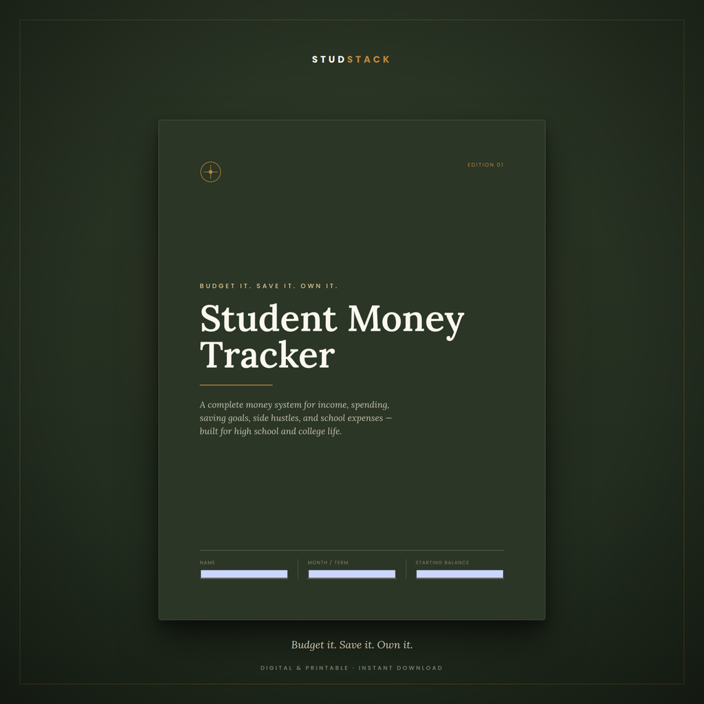 Student Money Tracker